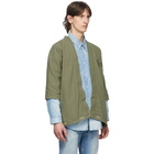 Visvim Green Sanjuro Kimono Jacket