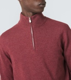 Brunello Cucinelli Cashmere half-zip sweater
