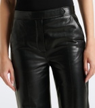 Dorothee Schumacher Leather flared pants