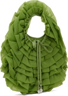 Sandy Liang Green Napa Bag