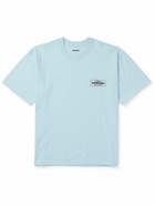 Neighborhood - Logo-Print Cotton-Jersey T-Shirt - Blue