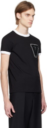Valentino Black V-3D T-Shirt