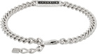 Givenchy Silver ID Bracelet