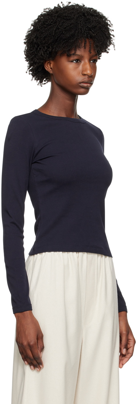 FLORE FLORE Navy Max Long Sleeves T-Shirt FLORE FLORE