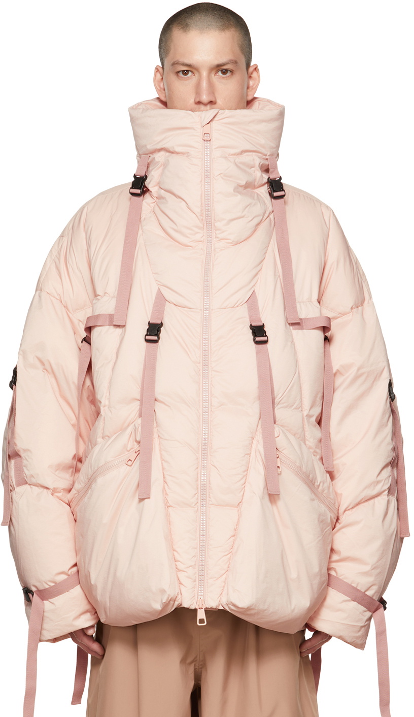 A. A. Spectrum Pink Kokoon Down Jacket A. A. Spectrum