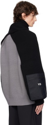 Y-3 Black Nylon Scarf