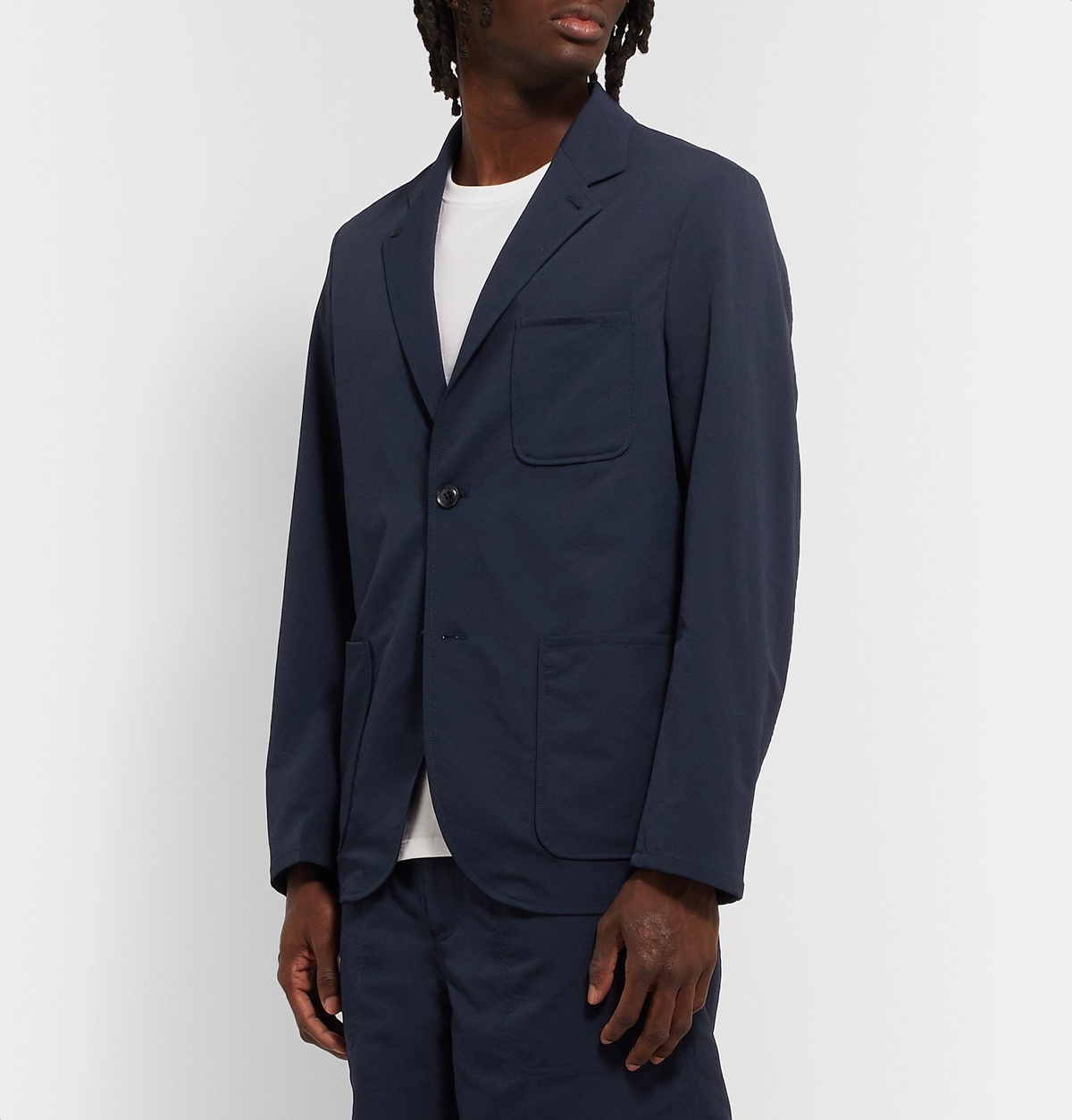 nanamica - Club Unstructured ALPHADRY Blazer - Blue Nanamica