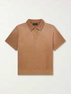 Les Tien - Cotton-Piqué Tennis-Polo - Brown