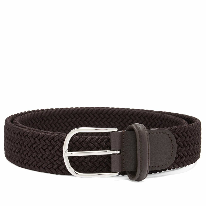 Photo: Anderson's Men's Elastic Woven Belt in Brown