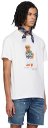 Polo Ralph Lauren White Beach Club Bear T-Shirt