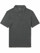 Hartford - Linen Polo Shirt - Gray