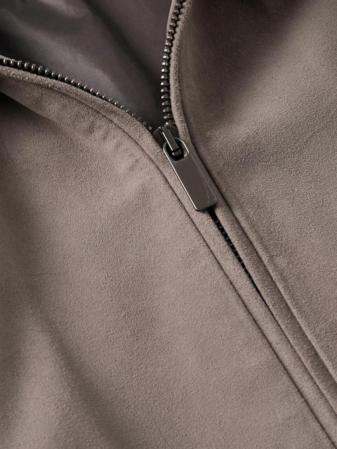 Altea - Lennox Suede Bomber Jacket - Brown