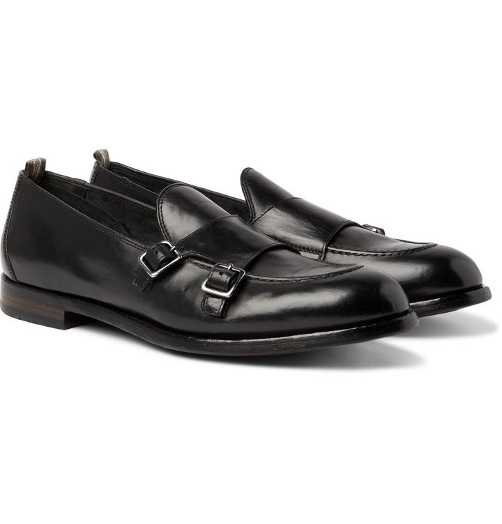 Photo: OFFICINE CREATIVE - Ivy Leather Monk-Strap Shoes - Black