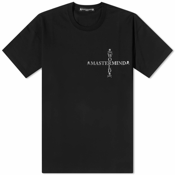 Photo: MASTERMIND WORLD Men's Cross Logo T-Shirt in Black