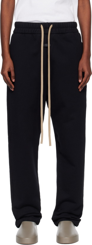 Photo: Fear of God Black Relaxed Lounge Pants