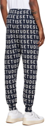 Études Navy Tempera Stencil Lounge Pants