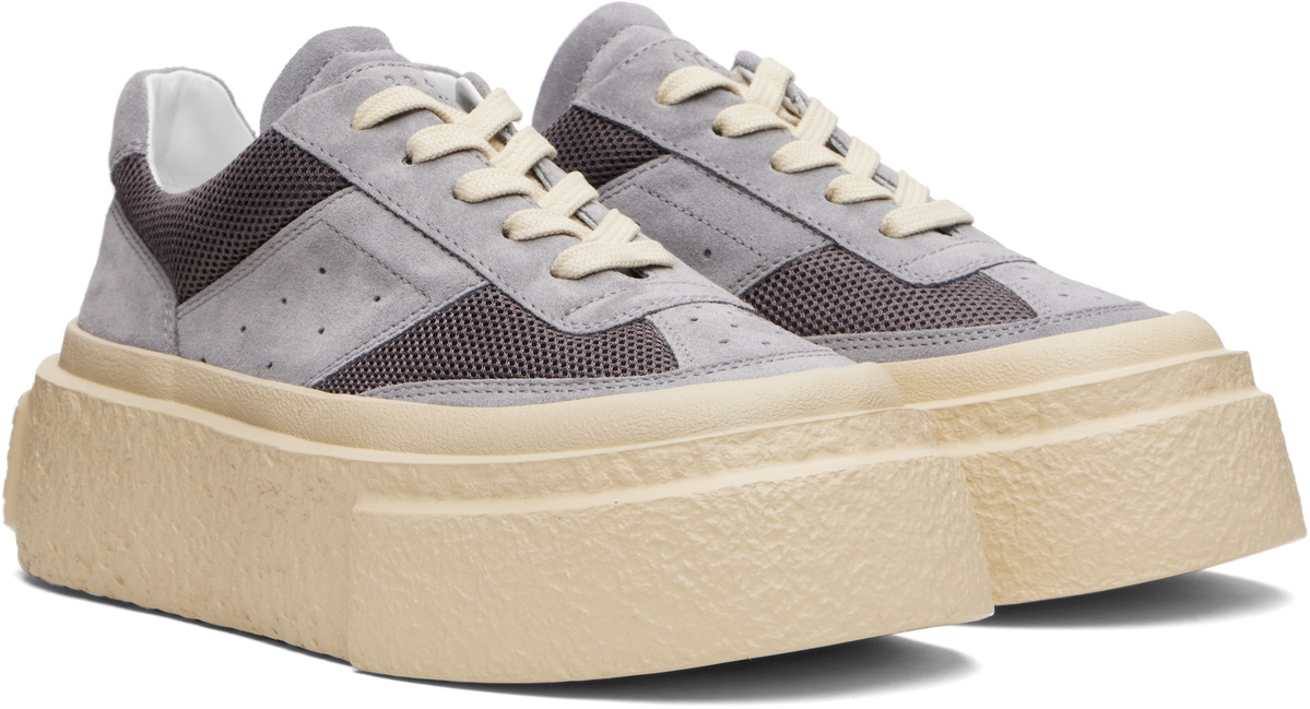 MM6 Maison Margiela Gray Platform Sneakers
