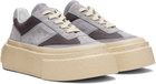 MM6 Maison Margiela Gray Platform Sneakers