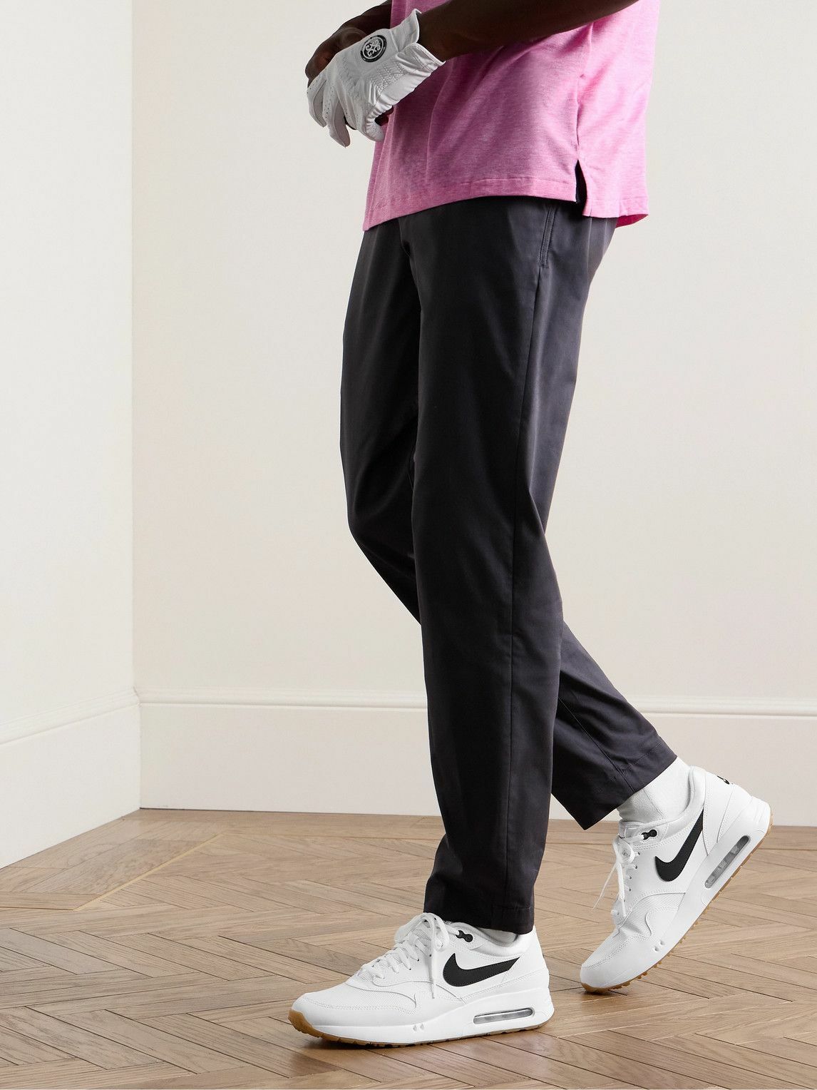 Nike Golf - Air Max 1 '86 OG G Leather and Mesh Golf Sneakers - White