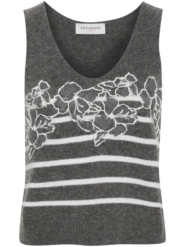 Photo: ERMANNO - Wool Striped Top