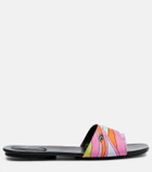 Pucci Yummy Iride twill slides