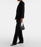 Saint Laurent Lee 75 leather slingback pumps