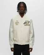 Axel Arigato Hudson Varsity Jacket Beige - Mens - College Jackets