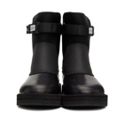 Toga Black Suicoke Edition Perforated Buckled Boots