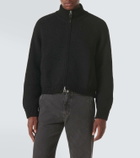 Our Legacy Cropped wool zip-up sweater