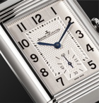 Jaeger-LeCoultre - Reverso Classic Large Duoface Hand-Wound 28mm Stainless Steel and Leather Watch, Ref. No. Q9008170 - Black