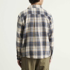 Stan Ray Men's Flannel Shirt in Navy Plaid