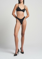 Skims Unlined Stretch-jersey Demi bra Black