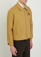 Bode Central Park Printed Twill Jacket Khaki