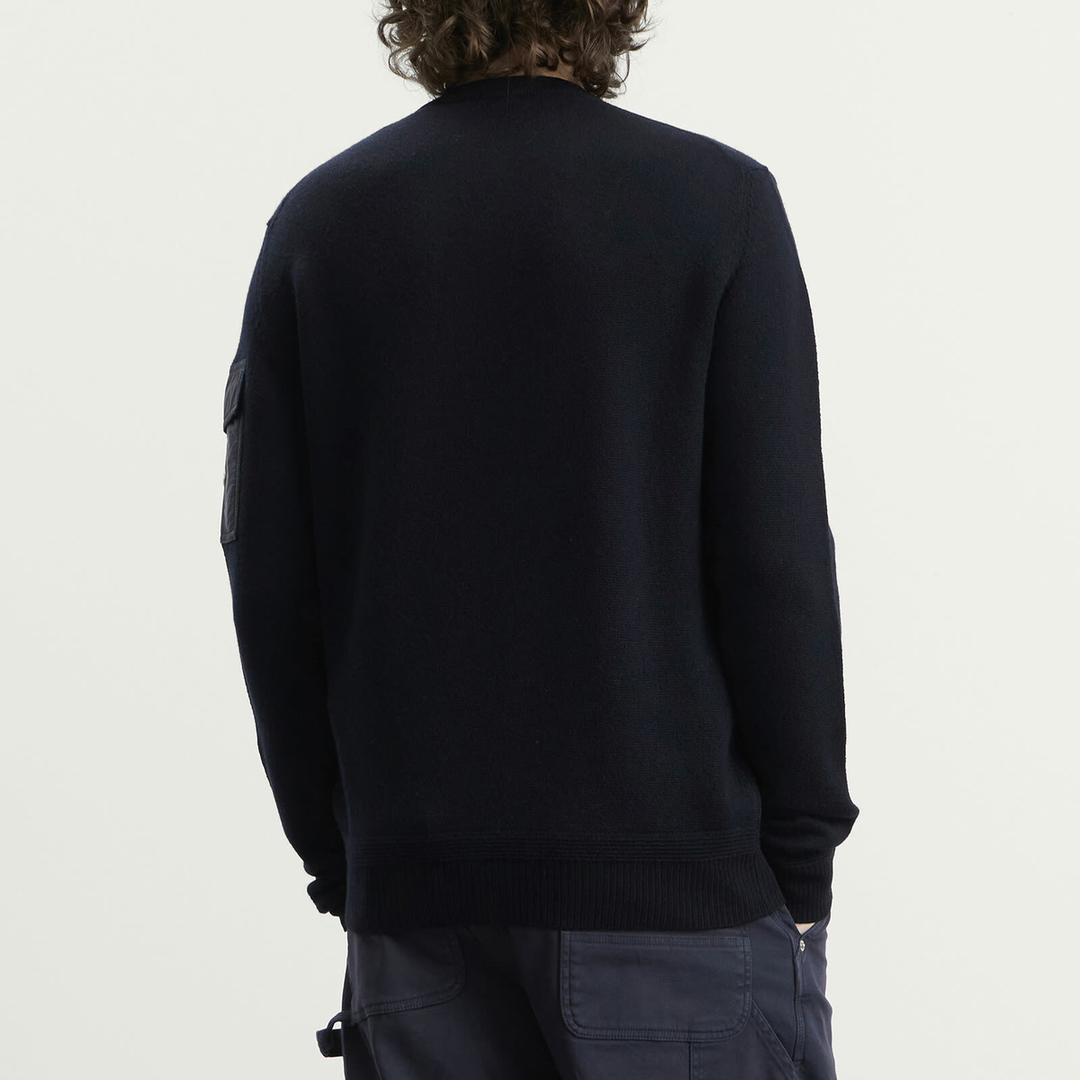 Moncler Men's Crew Neck in Navy