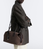 Tod's Bauletto Small suede tote bag