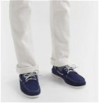 Quoddy - Downeast Suede Boat Shoes - Blue