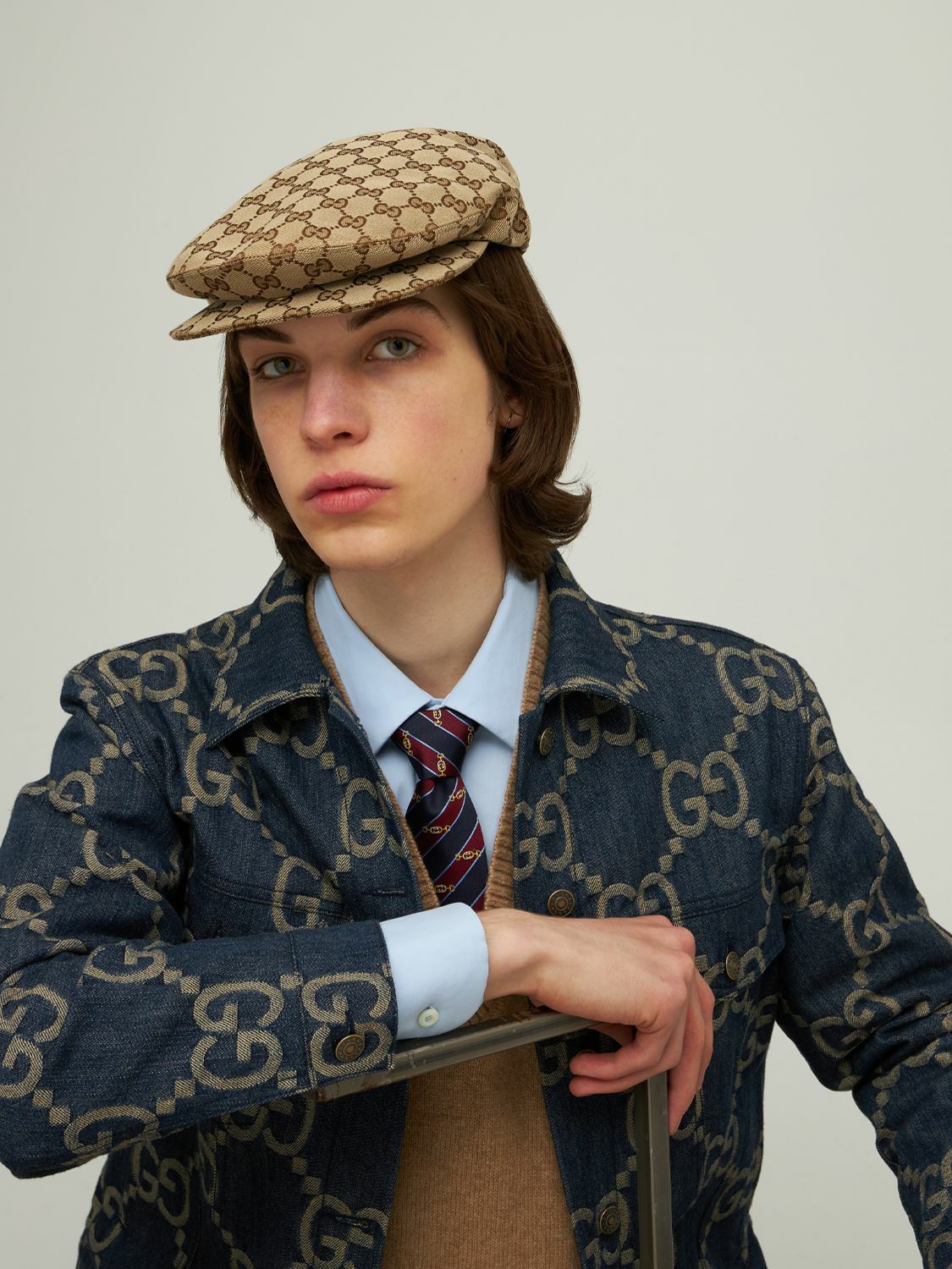 ハット Gucci Printed Cotton Blend Hat 813456_4HBE1_4068_001_100_0000