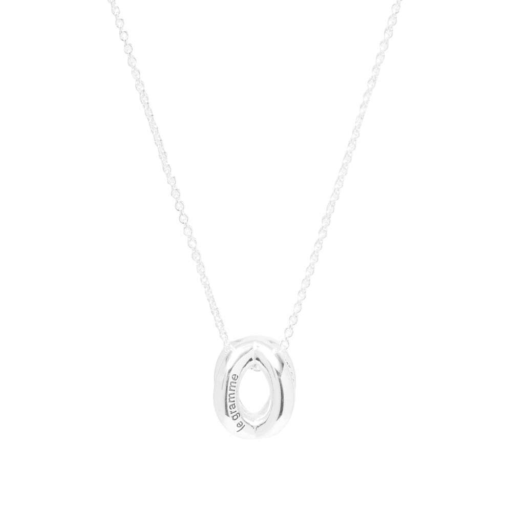 Photo: Le Gramme Entrelacs Pendant Necklace in Sterling Silver 3G