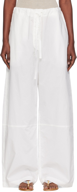 Photo: Paris Georgia White Elemental Uma Trousers