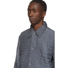 Paul Smith Grey Quilted Silk Jacket