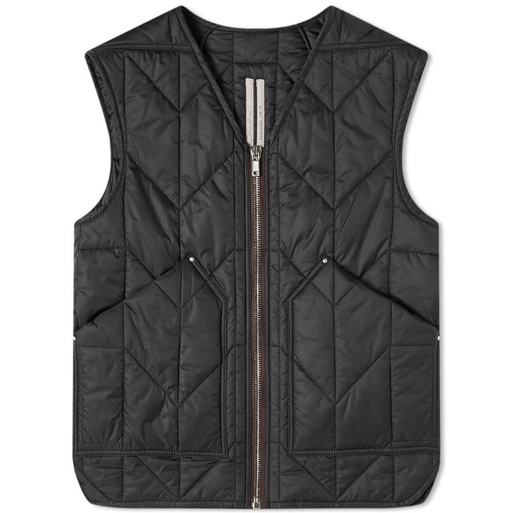 Photo: Rick Owens Quilted Snap Front Vest