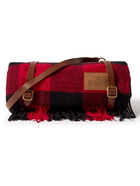 Pendleton - Fringed Checked Virgin Wool Blanket