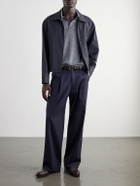 Gabriela Hearst - Stendhal Cashmere and Silk-Blend Polo Shirt - Gray