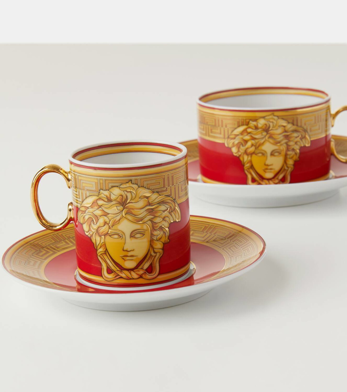 Versace Home Medusa Amplified espresso cup and saucer set