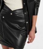 Rta - Paloma faux-leather miniskirt