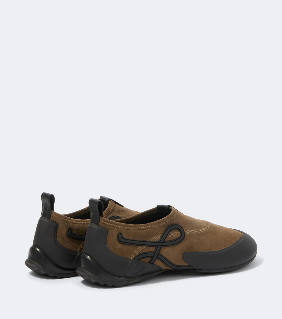 Loewe Grip Aqua suede slip-on shoes