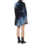 Matthew Adams Dolan - Tie-dye denim shirt dress