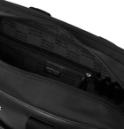 Montblanc - Sartorial Jet Large Nylon-Panelled Cross-Grain Leather Briefcase - Black