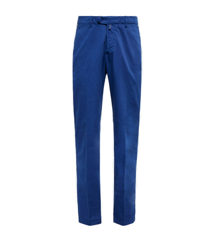 Photo: Kiton - Straight cotton-blend pants