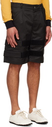 Olly Shinder Black Strap Shorts